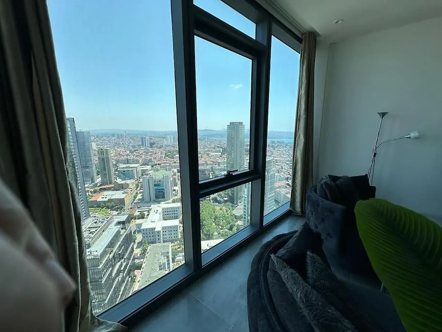 Luxury 46 Floor Penthouse 41 Apartman Isztambul